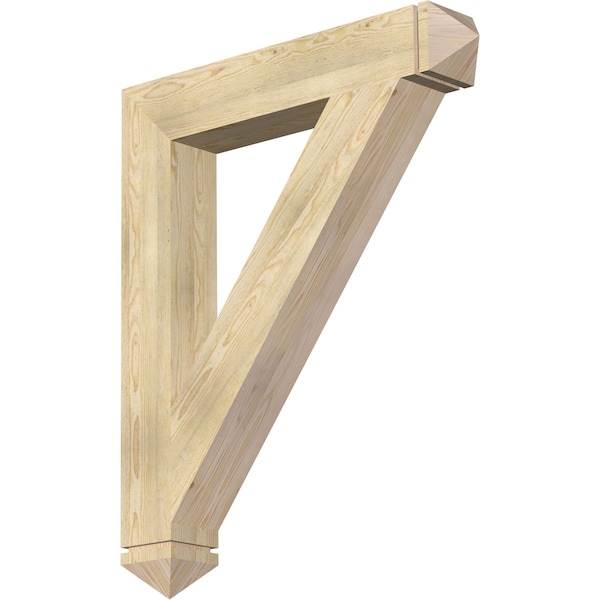 Ekena Millwork Traditional Arts & Crafts Rough Sawn Bracket, Douglas Fir, 6"W x 38"D x 46"H BKT06X38X46TRA03RDF - main